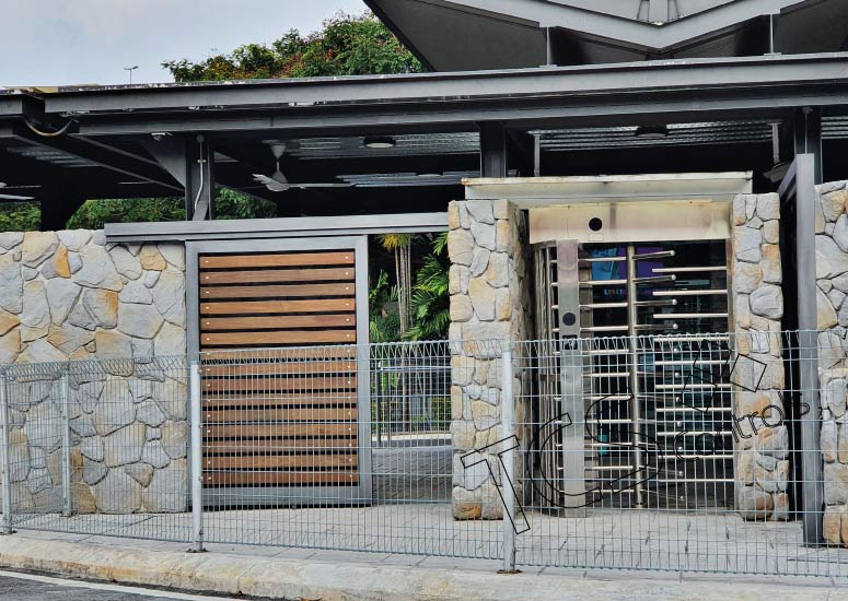 Pedestrian barrier gate | Education | TCS Controls